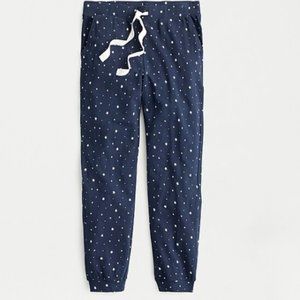 Jcrew dreamy pajama jogger pant in star dot